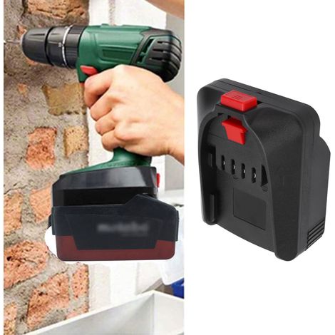 Convertisseur adaptateur de batterie au lithium Metabo série 18 V vers batterie au lithium Bosch 18 V PBA (1/5)