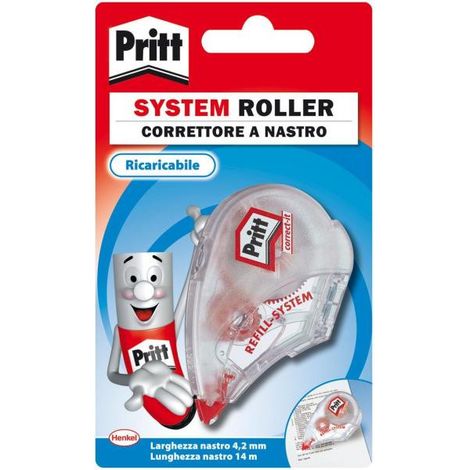 Pritt Correttore Roller Refill 4,2 mm x 12 m - Confezione da 10