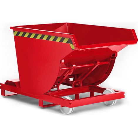 R+R Industrietechnik Selbstkipper Typ RSK-50 1280x1350x810mm 500dm³ RAL 3000 Feuerrot