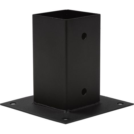 Aufschraubhülse Schwarz 12 x 12 cm - Pro Stück