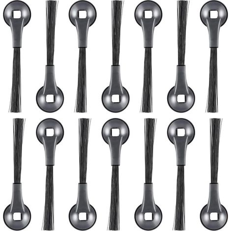 Paquete de 14 cepillos laterales de repuesto compatibles con Shark ION Robot IQ R101AE (RV1001AE), IQ R101 (RV1001) y RV1000. (1/5)