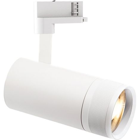 Ideal Lux Faretto moderna Eos 1 luce LED integrato bianco alluminio