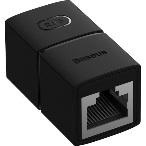 Câble réseau adaptateur RJ45 Baseus AirJoy 1 Gbit/s Noir, pour connexion Internet, réseau Ethernet LAN (1/5)