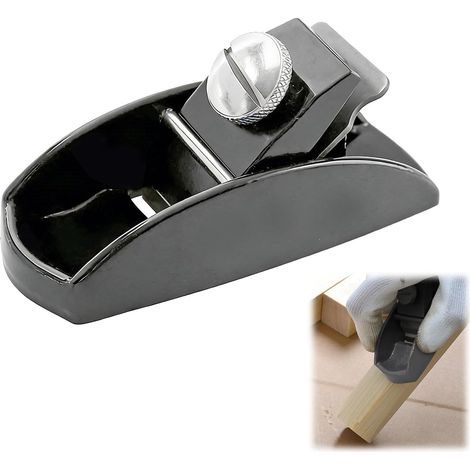 Rabot à Main Universel Réglable de Remplacement, Mini Manuel pour Bois, Petit Outil Rabotage Précis le Travail du Ébavurer, Polir et Finir vos Projets Menuiserie - (1/5)