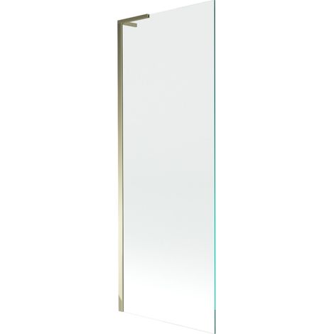 Mexen Next L paroi de baignoire à 1 panneau 70 x 150 cm, transparente, dorée - 895-070-000-03-00-50 (1/5)
