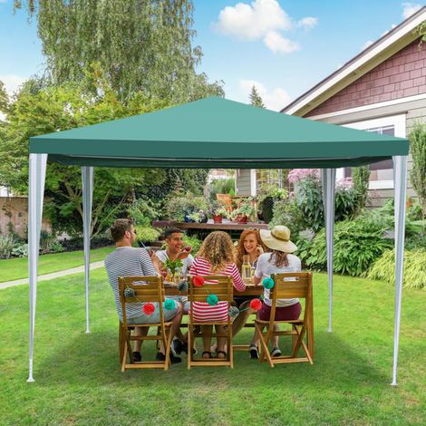 Tenda Pavilion Camping Tenda impermeabile di alta qualità per feste stabili 3x3m Verde (1/5)