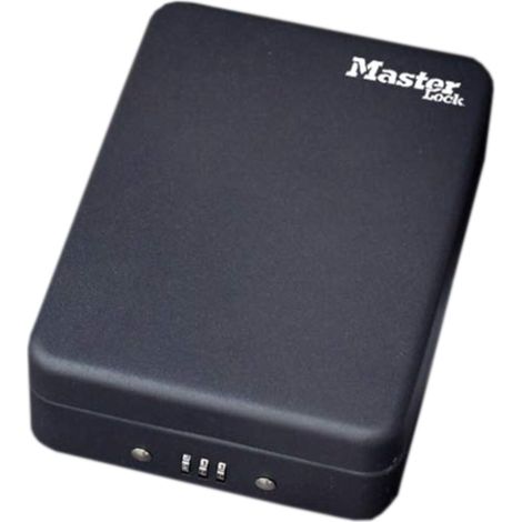 Master Lock P005CEURBLKHRO caja portátil con cerradura negra