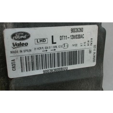 [PRODUIT D'OCCASION] Phare Gauche FORD T.connect ♻️ Ref Oe. 1827690 - Garantie à vie (1/4)
