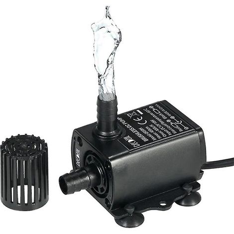 Crea – Mini pompe de circulation d'eau froide 12V 400L/h – Moteur Brushless ultra-silencieux – Noyau céramique – Hauteur de levage 4m – Débit 400L/h