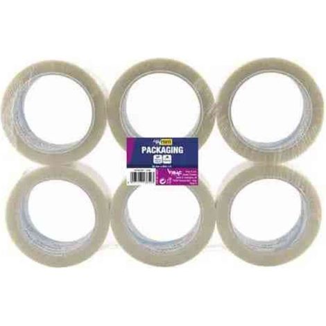 NASTRO ADESIVO 50MM X 66MT IN PPL - SYLENE - TRASPARENTE (6 PEZZI)