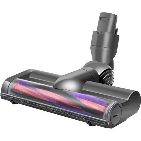 Tête de brosse électrique pour aspirateurs Dyson V6 – Nylon doux et filaments ABS – Connecteur flexible 90°/180° – Nettoyage efficace sous meubles (1/4)