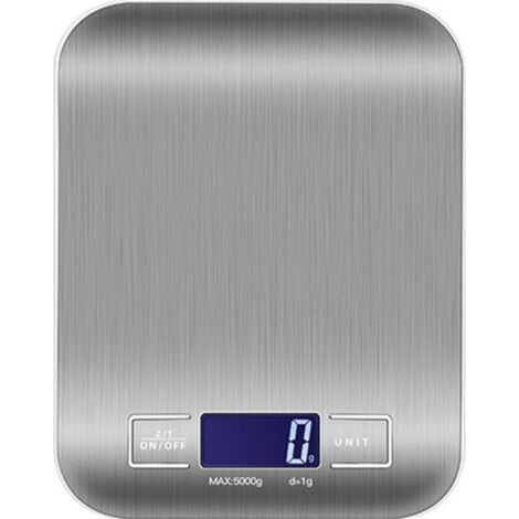 5kg/0.1G Commercial Kitchen Electronic Scale Stainless Steel Multifunctional Kitchen Scale for Home Baking High-Precision Electronic Kitchen Scale (1/5)