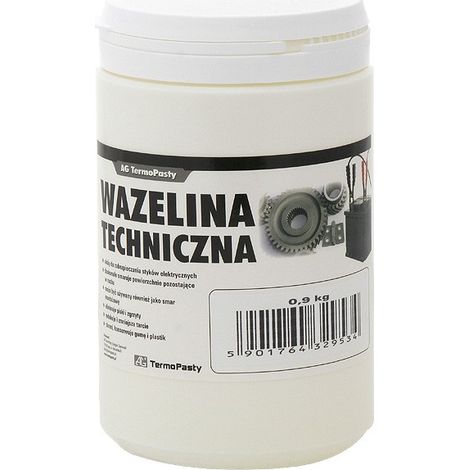 Vaseline technique à bas point de fusion NT sans acide 900 g pour joints en caoutchouc, lubrification, graissage du caoutchouc, des plastiques et du cuir, pour la conservation et la protection contre