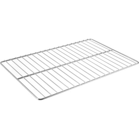 Rejilla transversal de acero cromado para horno de 600x400 mm - Hendi 801963