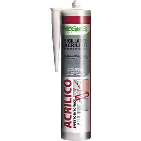SILICONE ACRILICO EFFETTO RUVIDO 'GEBOSIL' bianco ml 310