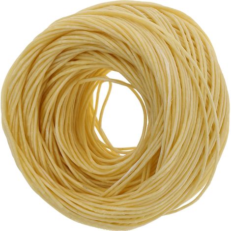 Mèche de bougie en chanvre biologique de 61 m avec cire d'abeille pure pour lampe à huile DIY (1/5)