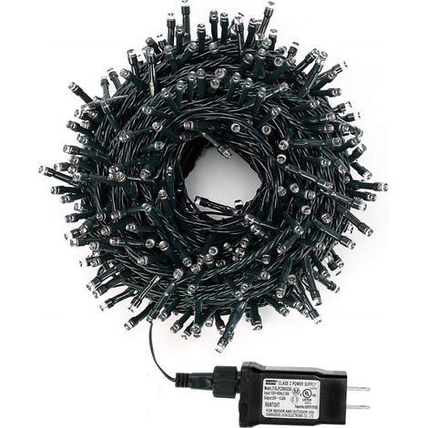 Guirlande lumineuse LED d'extérieur, éclairage décoratif résistant à la pluie, lumière chaude
