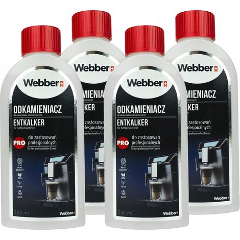 Decalcificante liquido FORTE 1L UNIVERSAL LARGE WEBBER per macchina da caffè espresso -1000ml (1/5)
