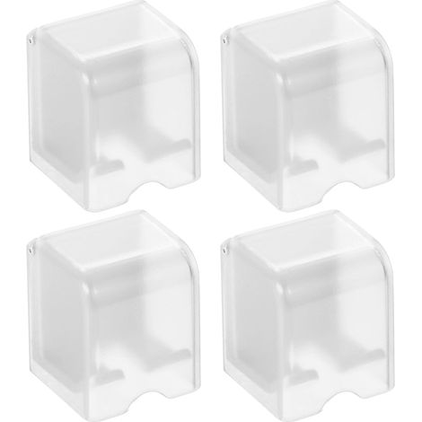 4 Piece Compact Self Adhesive ABS Toothbrush Organizer for (1/5)