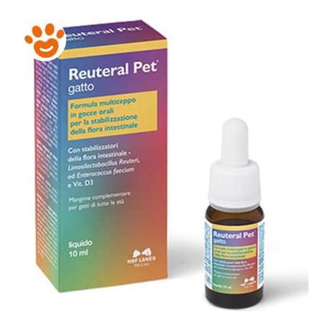 NBF Lanes Cat Reuteral Pet - Confezione 10 ml -