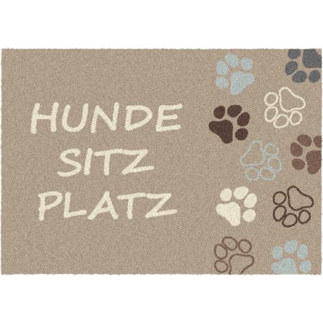Akzente FEEL Hunde-Sitz-Platz, 50x70 cm, Polyester, Latex Rückseite, rutschfest, EU-Produkt, kuschlig weich, Badezimmer & Fußbodenheizung geeignet, Allergikerfreundlich (1/5)