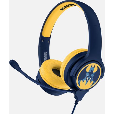 OTL Technologies Batman Blue Kids Interactive Auriculares Alámbrico Diadema Juego Negro, Azul (1/5)