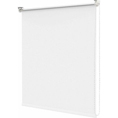 Store Enrouleur Porte Fenêtre Mur Plafond Bureau et Maison Blanc - 150x180 cm (1/4)