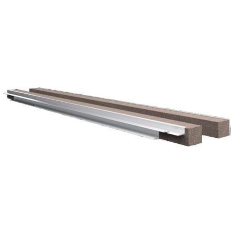 Rittal  VX 8618.811 Profilo per introduzione cavi Alluminio 2 pz.