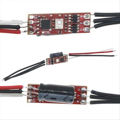 Steuerplatine für Mini-BLDC-Bürstenlosmotor 1S DC 3V-6V 3,7V 3,5A, roter Spannungsregler (1/5)