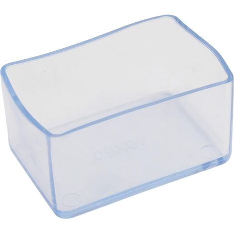 Lot de 12 patins chaise rectangulaires transparents (1/5)
