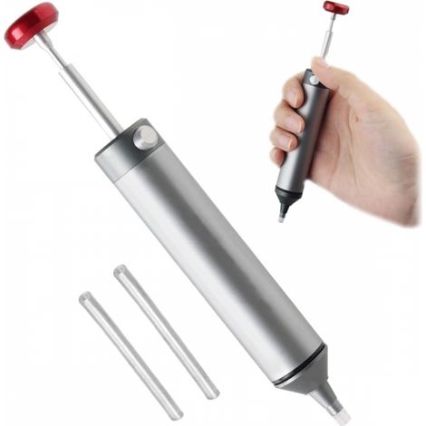 (150mm) outil de dessoudage, fer à souder, pompe à dessouder, ventouse, pompe à dessouder à ventouse, pompe à dessouder électrique avec 1 buse en silicone