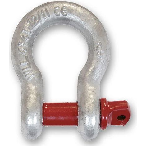 Manille lyre HR galvanisée ID Mat MLHR025 CMU 6,5 T à axe vissé (1/2)