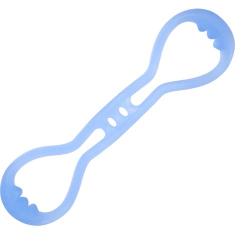 Lot de 2 Sangles de Musculation Élastiques Fitness Domicile Bande Résistance Extensible Bleu (1/5)