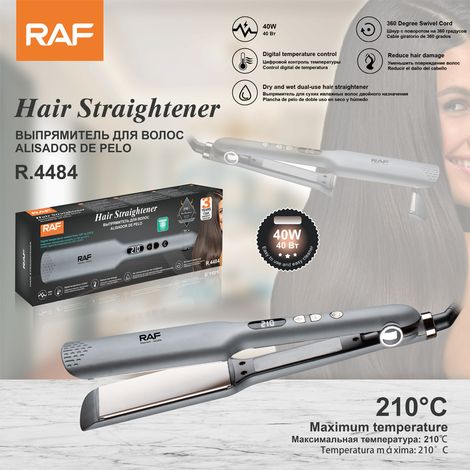 Lisseur à cheveux conforme aux normes européennes, doté de la technologie ionique négative, lisseur de racines, fer à friser (1/5)