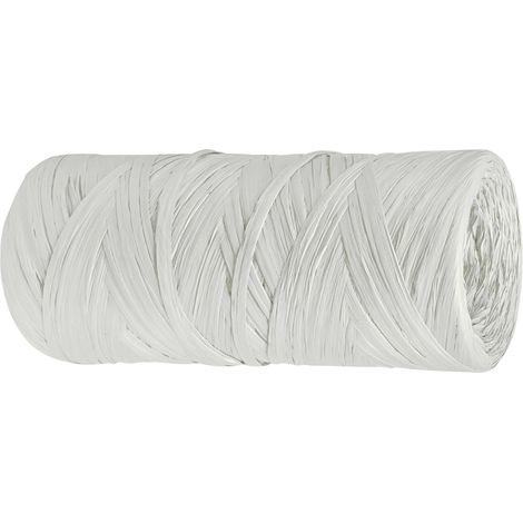 RAFIA SINTETICA A CONETTI COL. AVORIO gr.200 - 8 kg