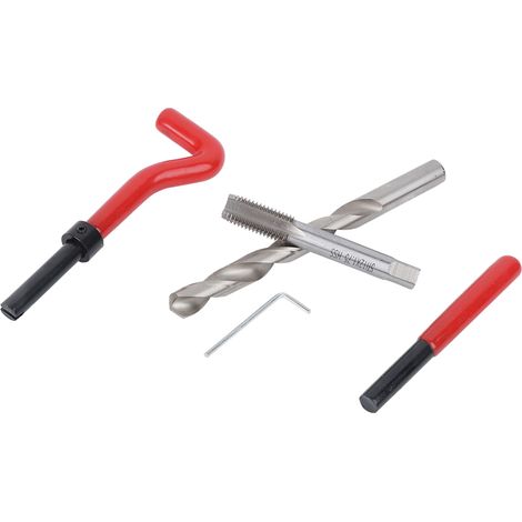 M12 Gewindereparaturset, 25-teilig, mit Gewindebohrer und Bohrer zur Reparatur beschädigter Gewinde (1/5)