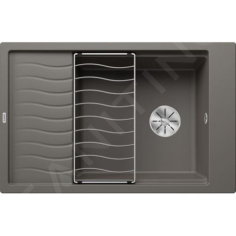 Blanco Elon XL 6 - Évier en silgranit 78x50 cm, avec accessoires, InFino, gris 527252 (1/5)