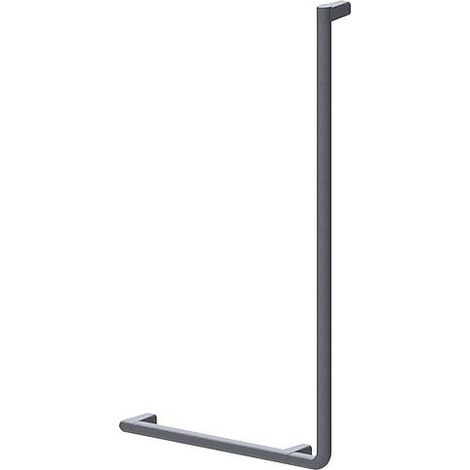 Poignée coudée Série Cavere en aluminium, anthracite métallisé 95, 950x500 mm, 90°, version droite (1/2)