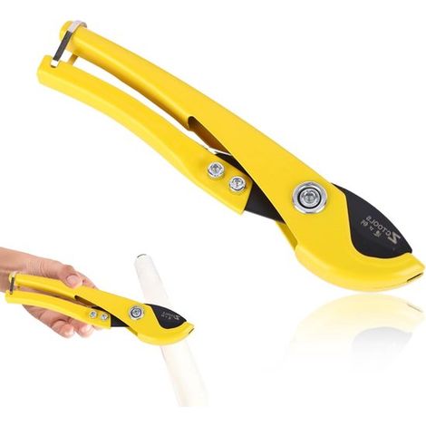 Cortatubos profesional de PVC y PPR para tuberías de plástico, capacidad de corte de hasta 35 mm, diseño ergonómico. (1/5)