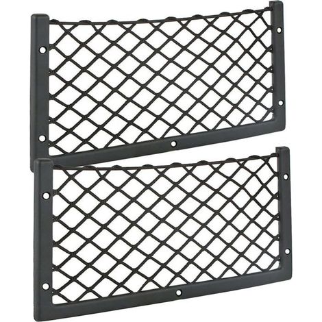2 Pièces Filet De Rangement Pour Camping Car Et Voiture-Sac Pocket Organizer Pour Coffre(36CmX18Cm)[BI147] (1/5)