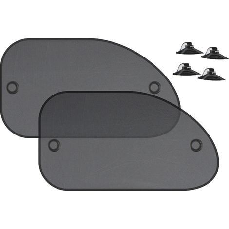 Store Pour Fenêtre Latérale De Voiture - Maille Respirante - Fixation Par Ventouse - Convient À La Plupart Des Véhicules - 2 Pièces (1/5)