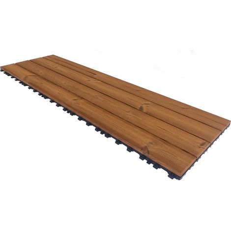 ONEK Klickfliese Holz natur Smartdeck 40 x 120 x 2,5 cm 1 Stück (1/3)