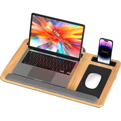 Wolketon Cuscino per laptop con tappetino per mouse