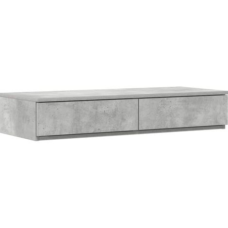Maison Exclusive - Cajones de cama con cajón Gris Concreto 100 x