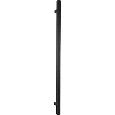 HALCÖ Stoßgriff HT, 30 x 30 x 500 mm, Stahl verzinkt schwarz passiviert (1/3)