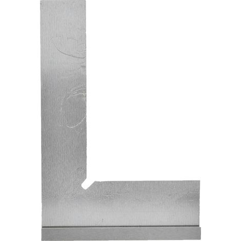 Hochpräziser 90°-Winkelmesser aus Edelstahl mit Sockel (150 x 100 mm) (1/5)