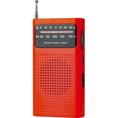 Radio portatile, radio AM(MW)/FM a batteria, radio tascabile a transistor con ricezione eccellente, qualità del suono eccellente, mini radio portatile (AA) (1/4)