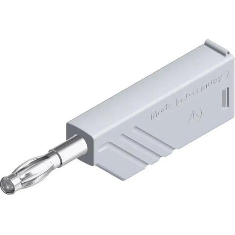 Sks-hirschmann Ficha banana clásica blanca 4 mm