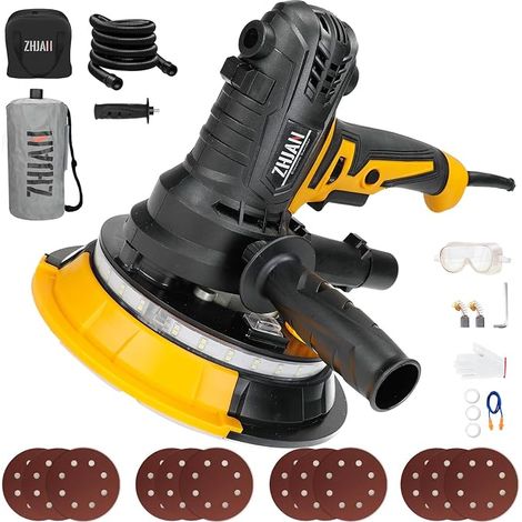 Drywall Wall Sander 900W,1400-2700RPM,Telescopic Handle (1/5)