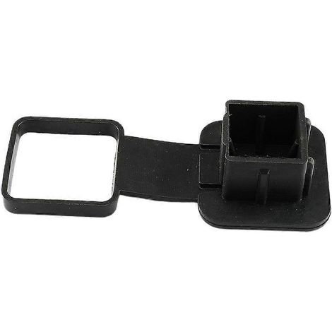 Attelage de remorque pour voiture, insert de tube d'attelage, couvercle de tube d'attelage, crochets de fixation, capuchon de tube d'attelage pour remorque.-168cm-Black